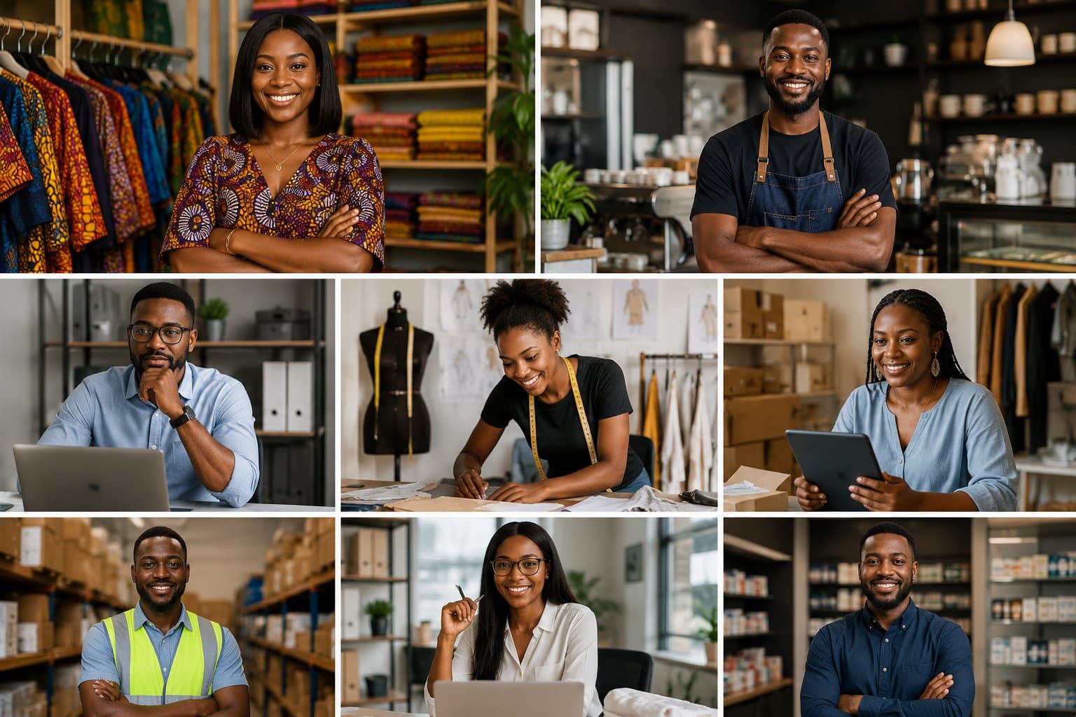 Nigerian business owners across fashion, food, tech, logistics and more